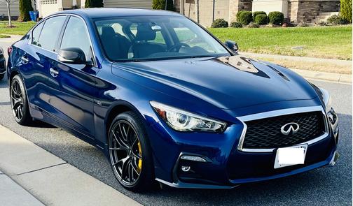 Blue 2018 INFINITI Q50 3.0t Sport