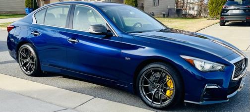Blue 2018 INFINITI Q50 3.0t Sport
