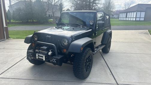 Black 2010 Jeep Wrangler Sport
