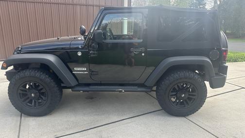 Black 2010 Jeep Wrangler Sport