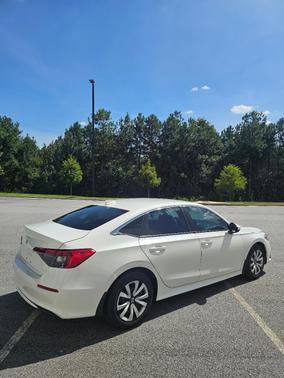 White 2024 Honda Civic LX