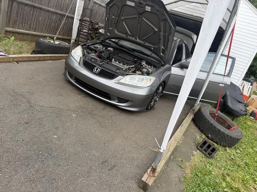 Gray 2005 Honda Civic EX
