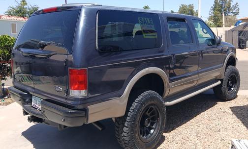 Blue 2000 Ford Excursion Limited 4WD