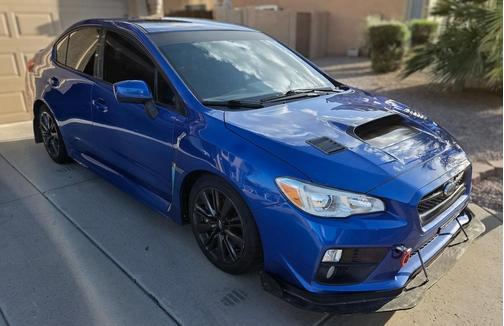 Blue 2015 Subaru WRX Premium
