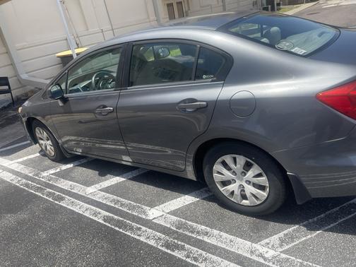 Silver 2012 Honda Civic LX