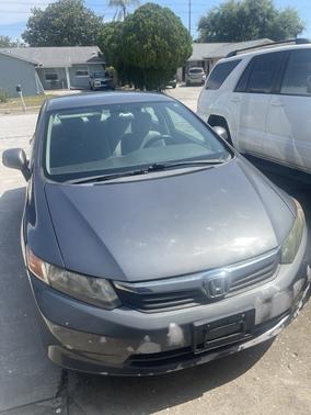 Silver 2012 Honda Civic LX