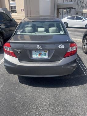 Silver 2012 Honda Civic LX