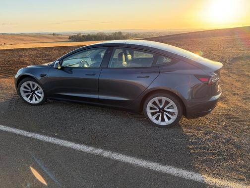 Gray 2022 Tesla Model 3 Base