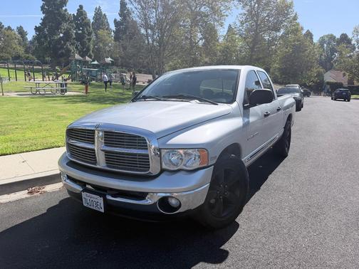 Silver 2005 Dodge Ram 1500 SLT Quad Cab