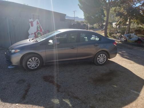 Gray 2015 Honda Civic LX