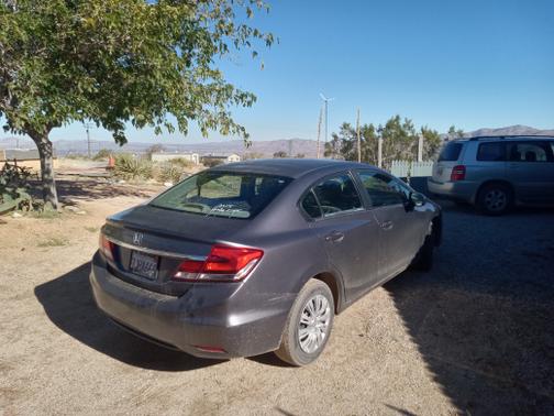 Gray 2015 Honda Civic LX