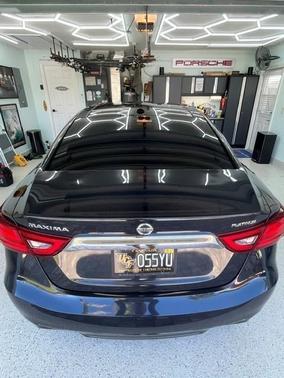 Black 2017 Nissan Maxima 3.5 Platinum