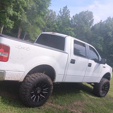 White 2007 Ford F-150 Lariat SuperCrew