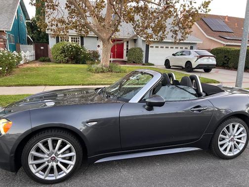 Gray 2017 FIAT 124 Spider Lusso