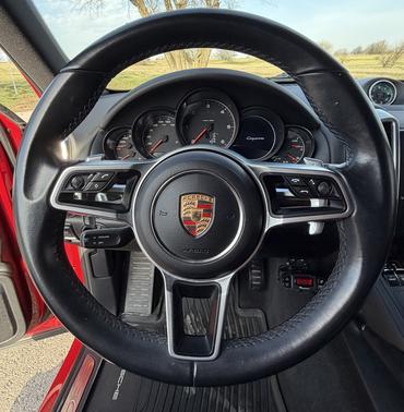 Red 2015 Porsche Cayenne Cayenne Diesel