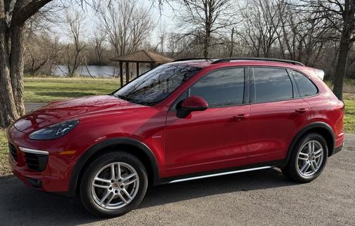 Red 2015 Porsche Cayenne Cayenne Diesel