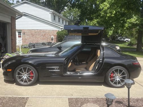 Black 2012 Mercedes-Benz SLS AMG Base