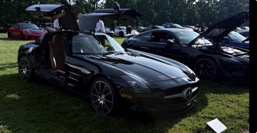 Black 2012 Mercedes-Benz SLS AMG Base