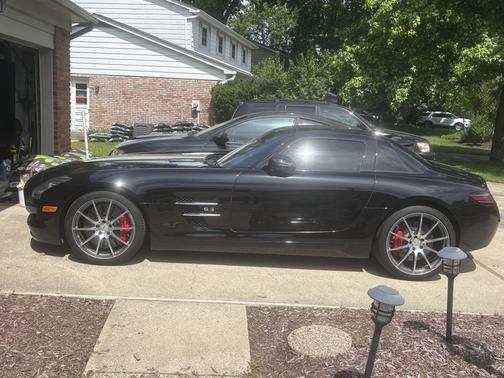 Black 2012 Mercedes-Benz SLS AMG Base