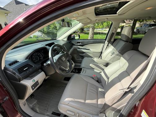 Red 2014 Honda CR-V EX-L