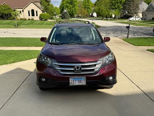 Red 2014 Honda CR-V EX-L