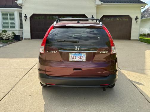 Red 2014 Honda CR-V EX-L