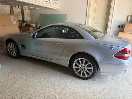 Silver 2007 Mercedes-Benz SL-Class SL550 Roadster