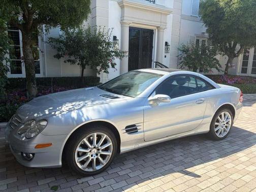 Silver 2007 Mercedes-Benz SL-Class SL550 Roadster