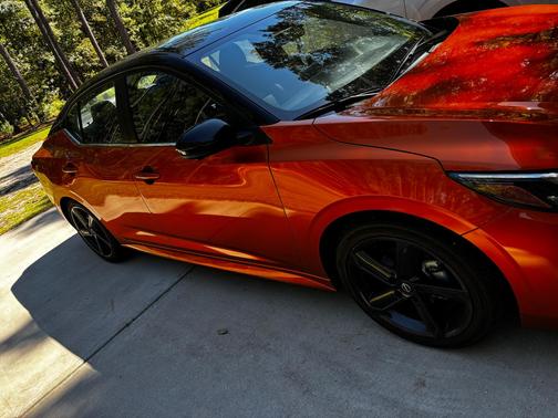 Orange 2024 Nissan Sentra SR