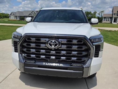 White 2022 Toyota Tundra Platinum