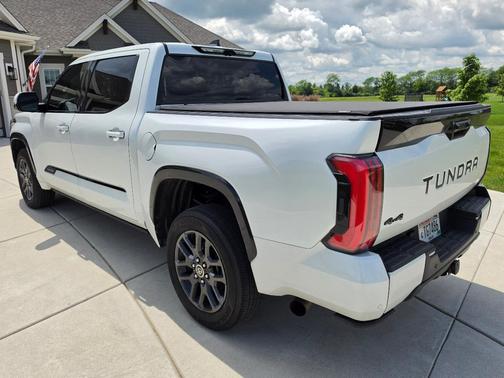 White 2022 Toyota Tundra Platinum