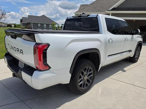 White 2022 Toyota Tundra Platinum