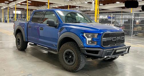 Blue 2017 Ford F-150 Raptor
