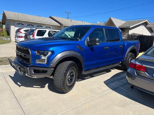 Blue 2017 Ford F-150 Raptor