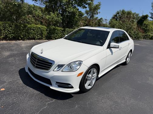 White 2013 Mercedes-Benz E-Class E 350