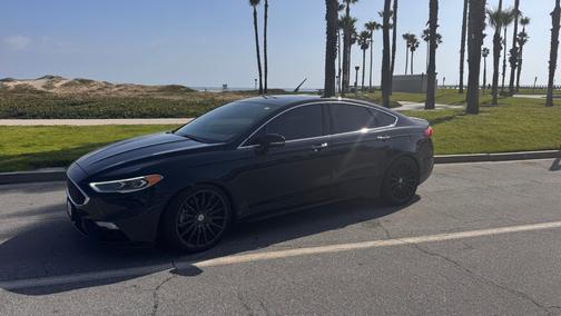 Black 2017 Ford Fusion Sport