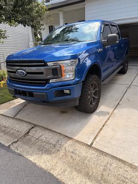 Blue 2018 Ford F-150 XLT