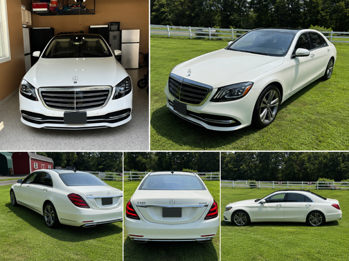White 2019 Mercedes-Benz S-Class S 450 4MATIC
