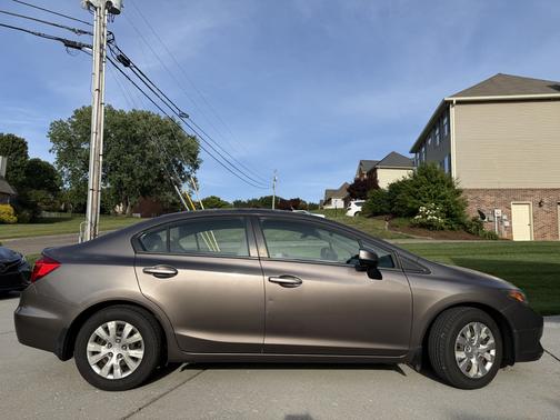 Gray 2012 Honda Civic LX