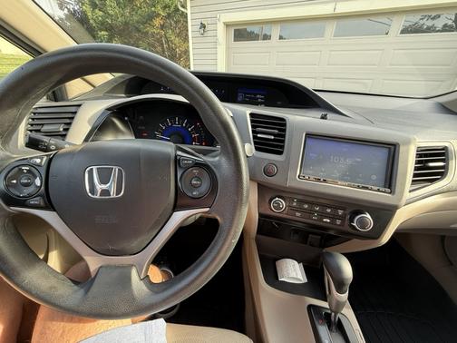 Gray 2012 Honda Civic LX