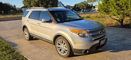 Silver 2013 Ford Explorer Limited