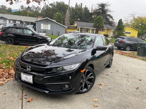 Black 2021 Honda Civic Sport