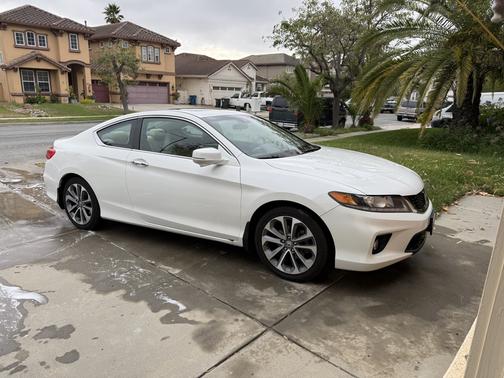 White 2013 Honda Accord EX-L V-6