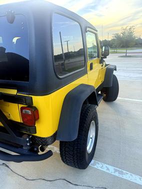 Yellow 2006 Jeep Wrangler Sport