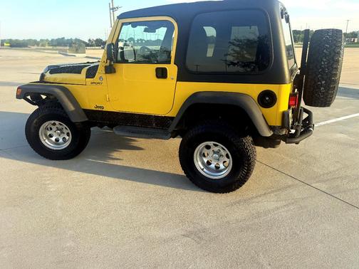 Yellow 2006 Jeep Wrangler Sport