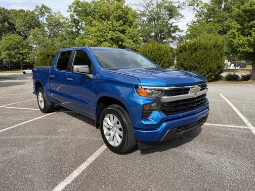 Blue 2022 Chevrolet Silverado 1500 Custom