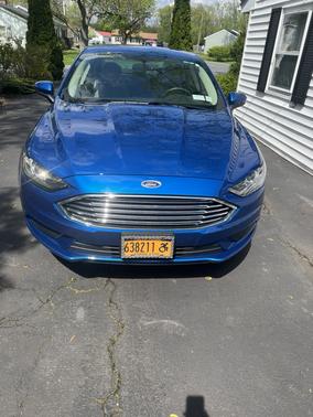 Blue 2017 Ford Fusion S