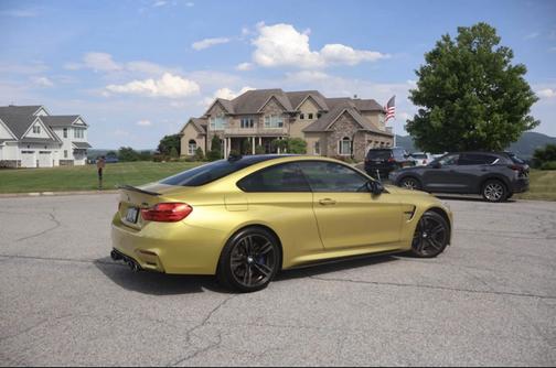 Yellow 2015 BMW M4 Base