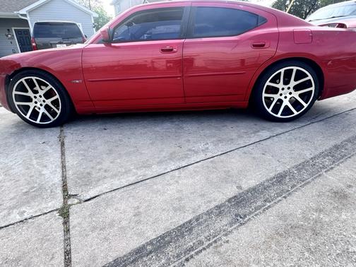 Red 2008 Dodge Charger R/T