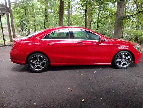 Red 2014 Mercedes-Benz CLA-Class CLA 250